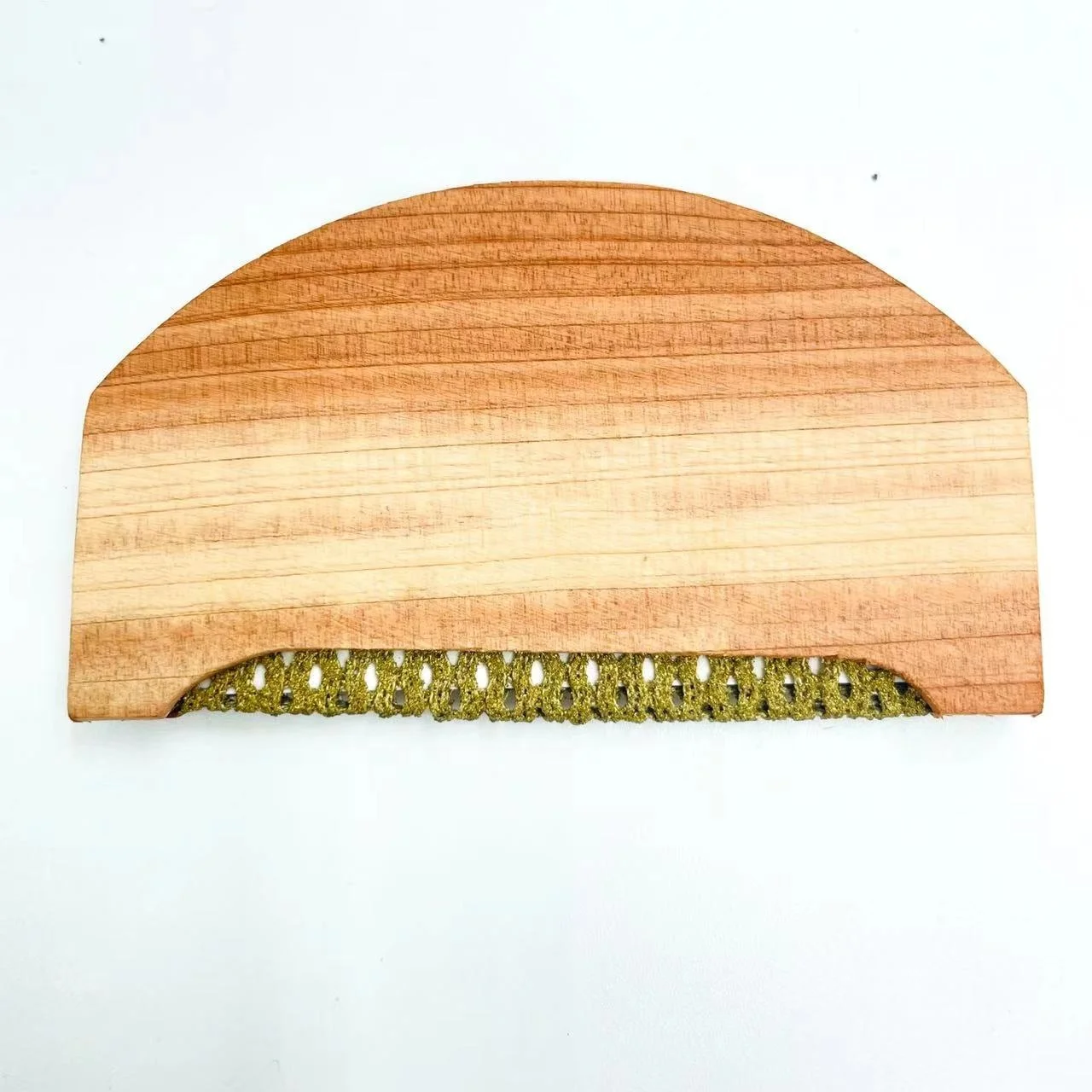 Portable Beech Wood Cashmere Comb Custom Logo  Wool Brush Copper Pilling Sweater Comb