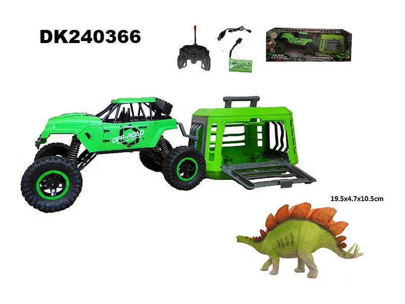 1:12 Big Remote Control Cars Off Road RC 4x4 Jeeps Dinosaurs Games W/USB And Battery