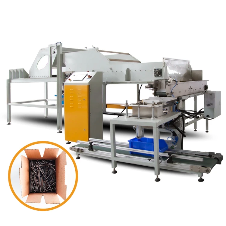 Feiyu Automatic Screw Nut Weighing Counting Carton Plastic Bag Packaging Machine