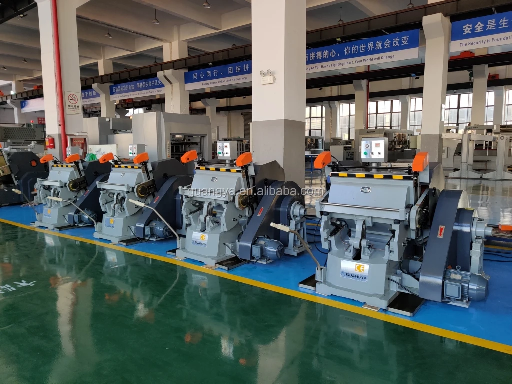 ML-750 Guangya Manual Clamshell Paper Die Cutting Press Machine