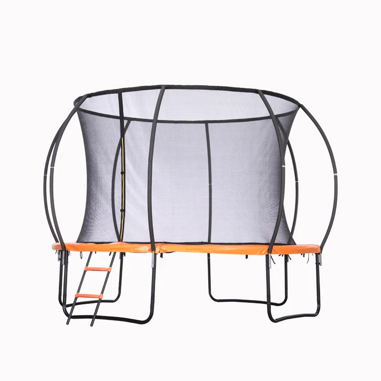 Zoshine modern high-end trampoline 10FT top glass fiber pole windproof strong and durable trampoline foam rust proof trampoline
