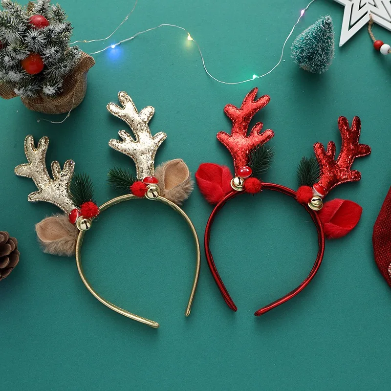 christmas headband kids christmas deer antler headband