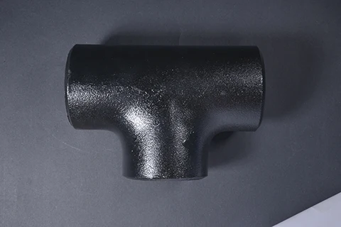 High Pressure ASME B16.9 Butt Weld CS A420 WPL6 Pipe Fitting Tee 10 Inch 12inch ERW SCH80 Carbon Black Steel Equal Tee