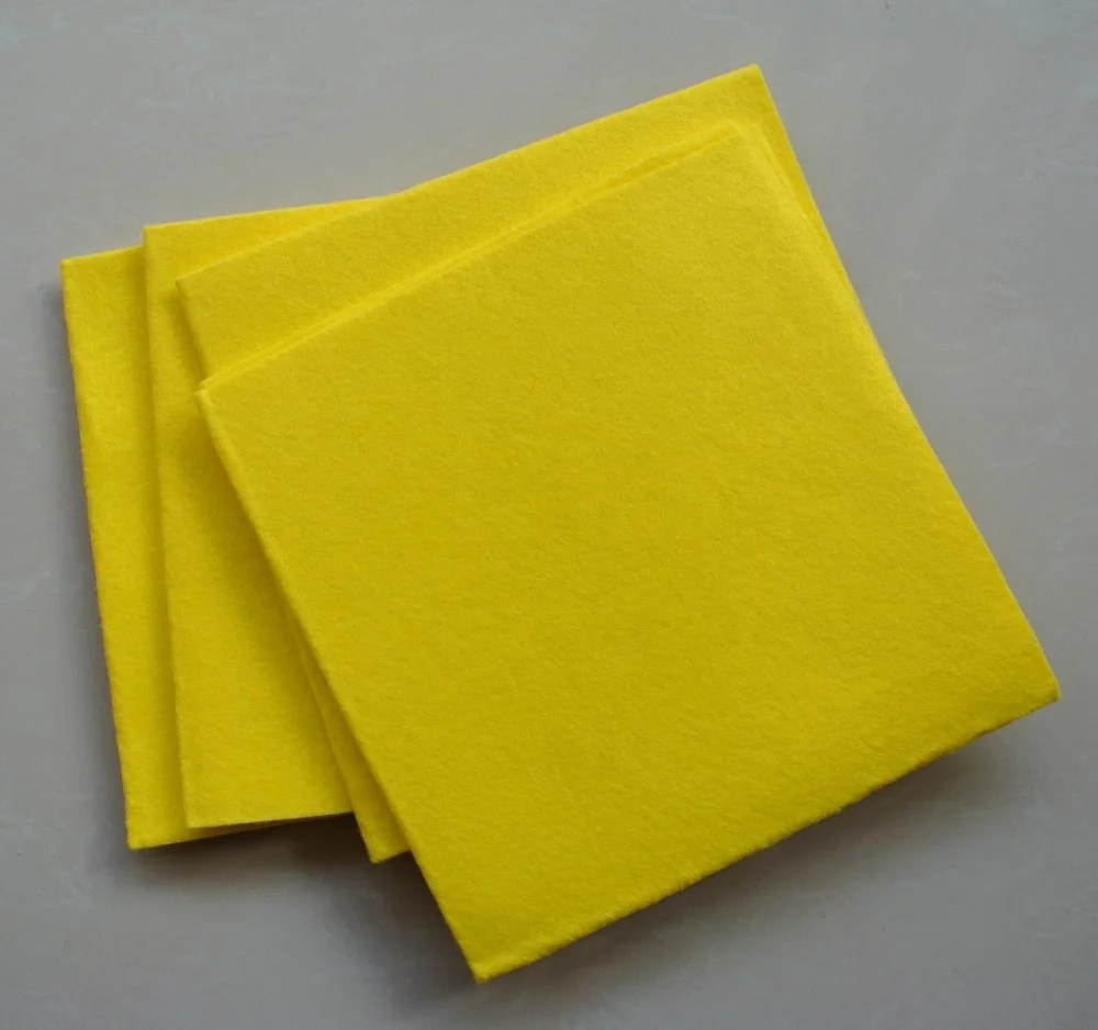 Factory direct sale good quality needle punched nonwoven fabric super absorbent and soft pet drying towels