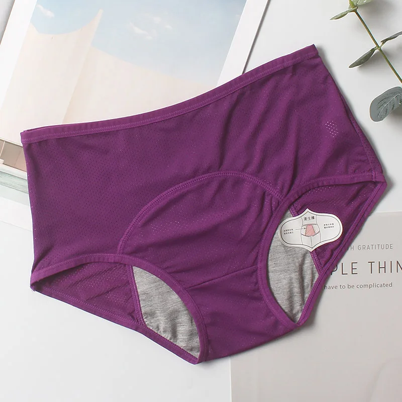 Menstrual Period Women Panties Ladies Seamless Lengthen Plus Size Physiological Leakproof Female Underwear