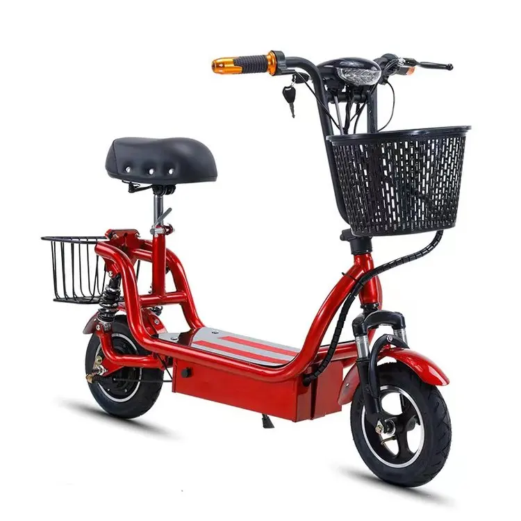 Promotion high quality 36 V  24 V acid battery powered safe  350 W 500 W  mini mobility electric scooter with seat