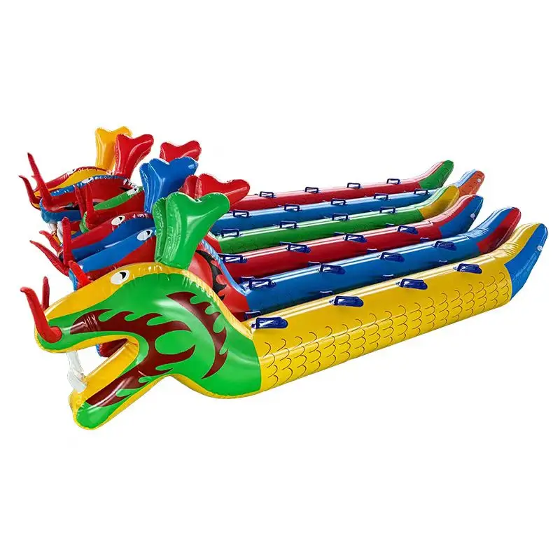 Interesting sports Dragon Inflatable Game Boat high Quality Most Popular Adults Toy Inflatable Dragon Boat Inflatable Toys