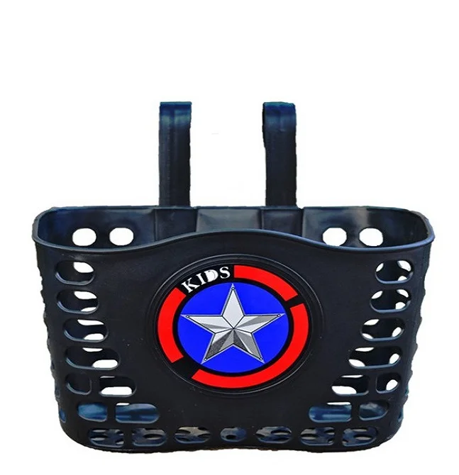 Popular Kids adult Bike Plastic Basket quick release removable  Children Bicycle Parts Front Rear Basket Bicycle Basket