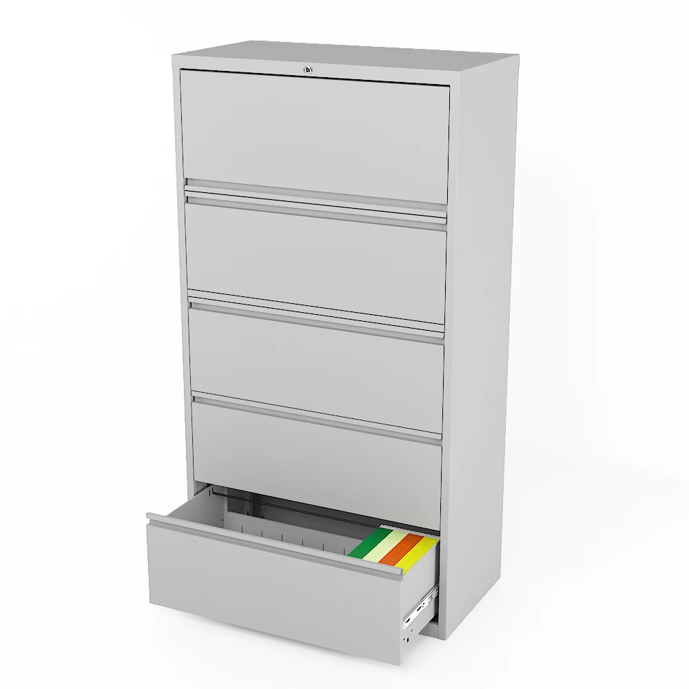 5 drawer office lateral filing cabinet office commercial furniture