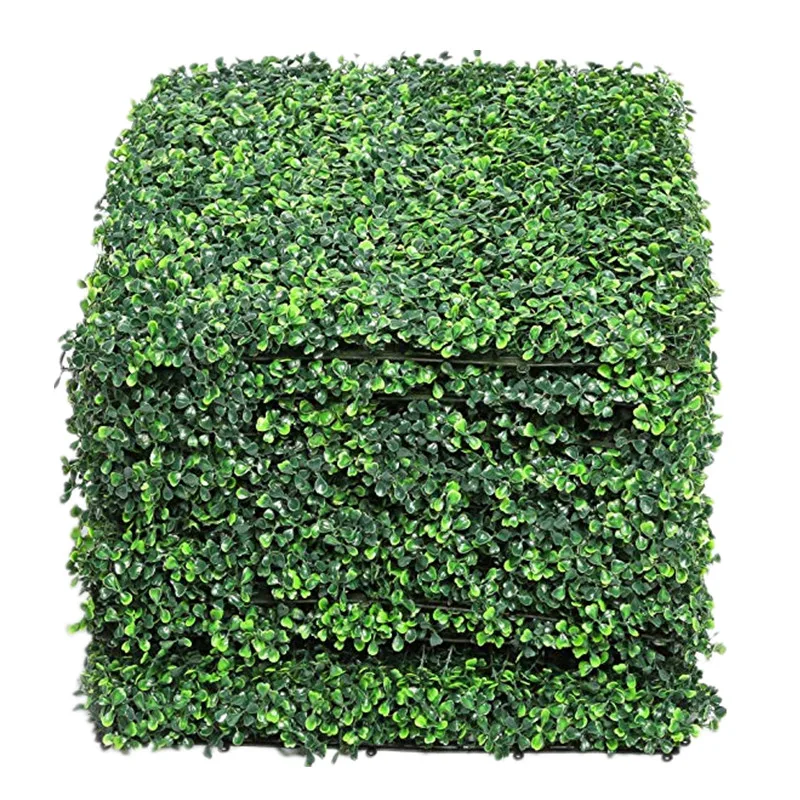 UV-protection grass wall backdrop vertical artificial green wall artificial leaves flowers hedge panel