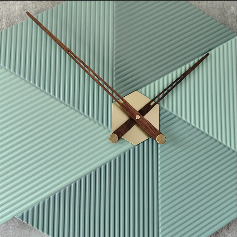 100X51cm Personality fashion creative network red atmosphere Nordic living room hotel gallery light luxury decorative wall clock