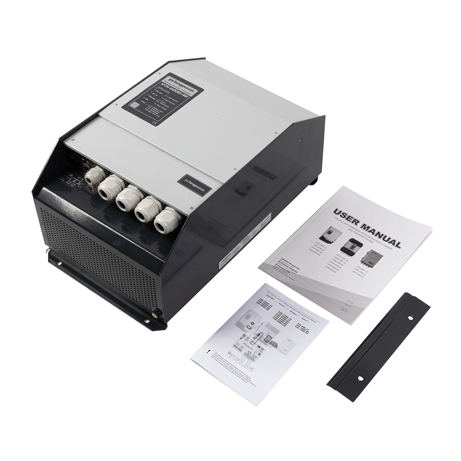 Pure sine wave inverter charger transfer switch all in one power package bypass the AC power  with extraordinarily low THD