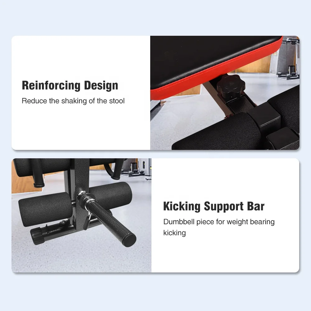 Оборудование для занятий фитнесом сидеть скамья тяжелой атлетики Flybird наклон и снижение Гантели Скамья пресса с сгибание ног