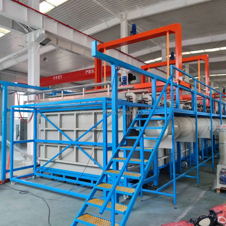 Tongda Automatic Automatic Barrel Zinc Electroplating Machine for Nails/nuts Electroplating Production Line
