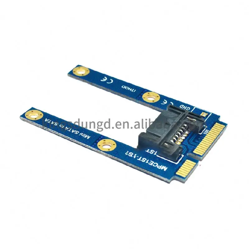 Mini PCI-E mSATA SSD на плоский SATA 7pin жесткий диск