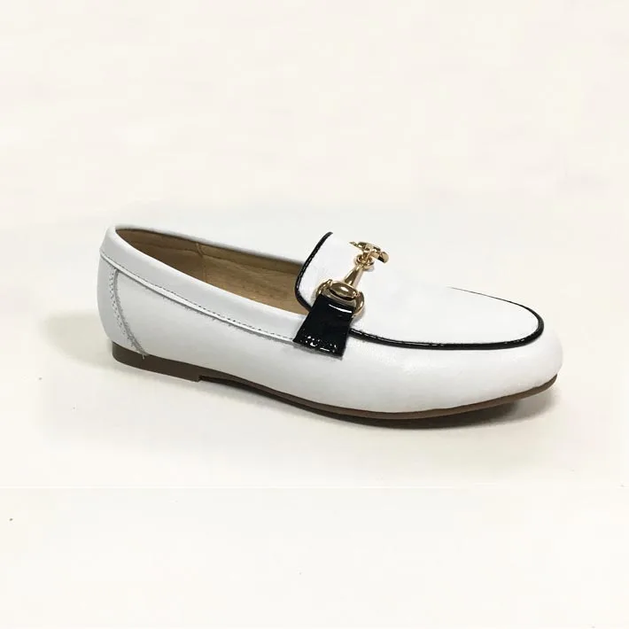 Wholesale Kids Boys  Children Shoes  2022  Children Casual Shoes All Season Kids Cow Leather Chain Kids Loafers