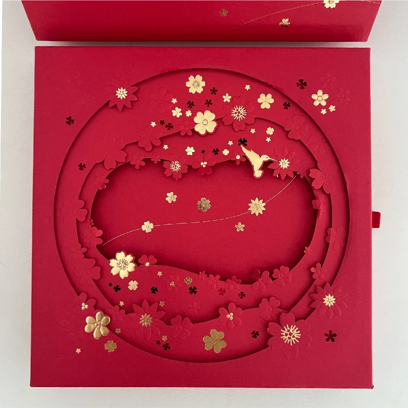 Custom Printed Gift Vip Credit Card Packaging Box gift card holder box