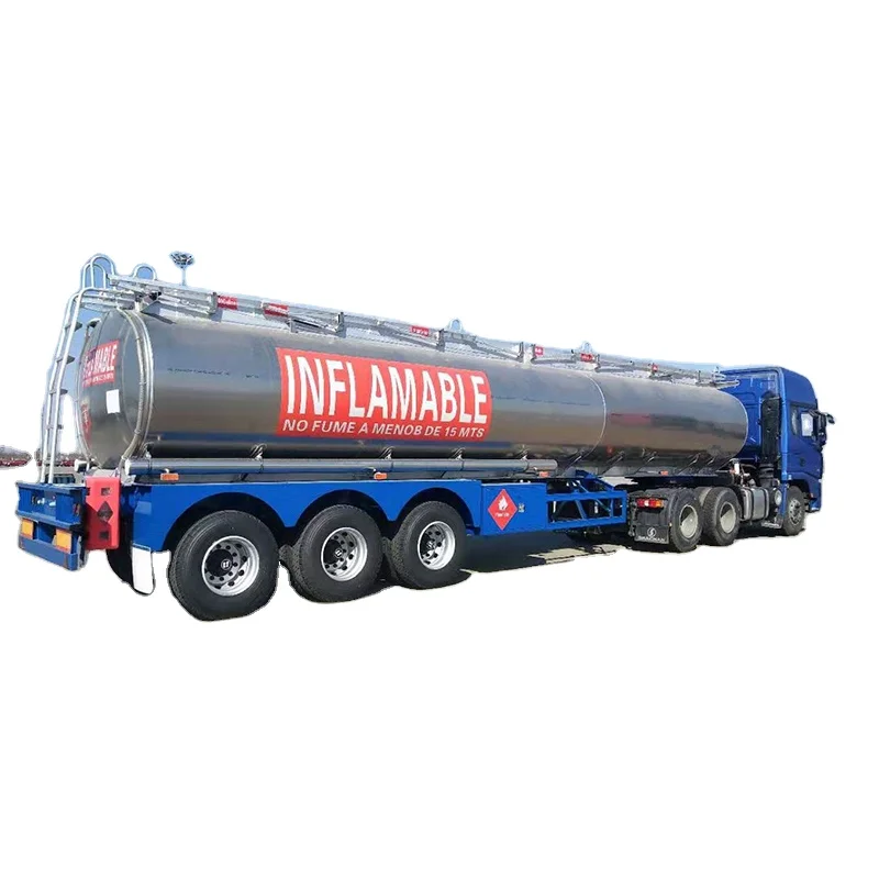 3 Axle 45000 Liters12000 Gallon Fuel Tank Trailer For Sale