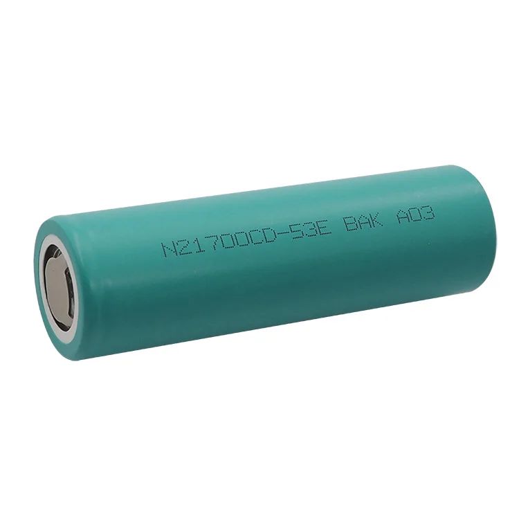 Best Original BAK N21700CD 5300mah 2C 3.7V LI Ion Rechargeable 21700 Battery Pack High Capacity Home Storage for Toys Power Tool
