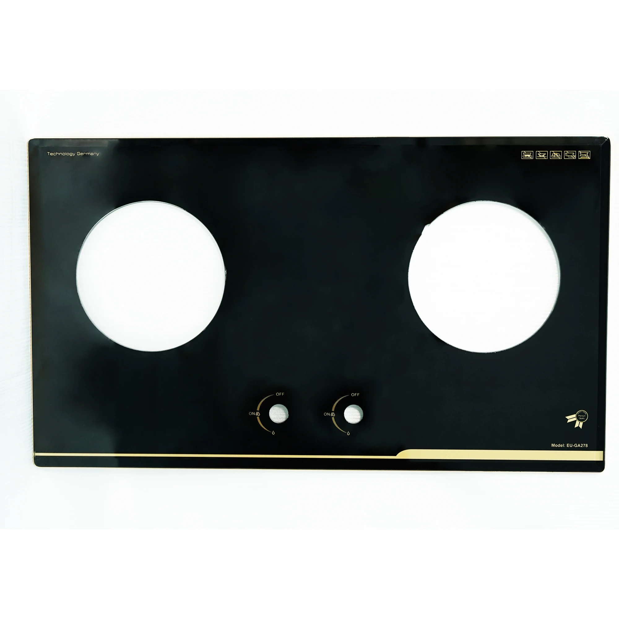 Oven Top Glass Gas Stove Parts Heat Resistant Tempered Black Ceramic Glass 4mm 6mm Factory Professional Customized