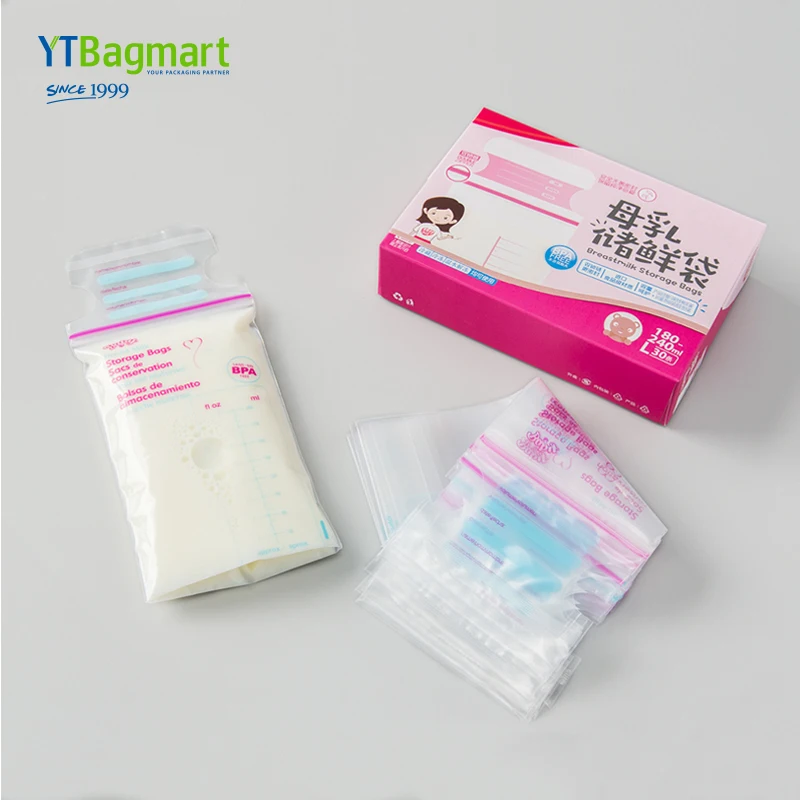 Factory Price Plastic Breast Milk Storage Bag For Storing And Freezing Ldpe Breastmilk Storage Bags