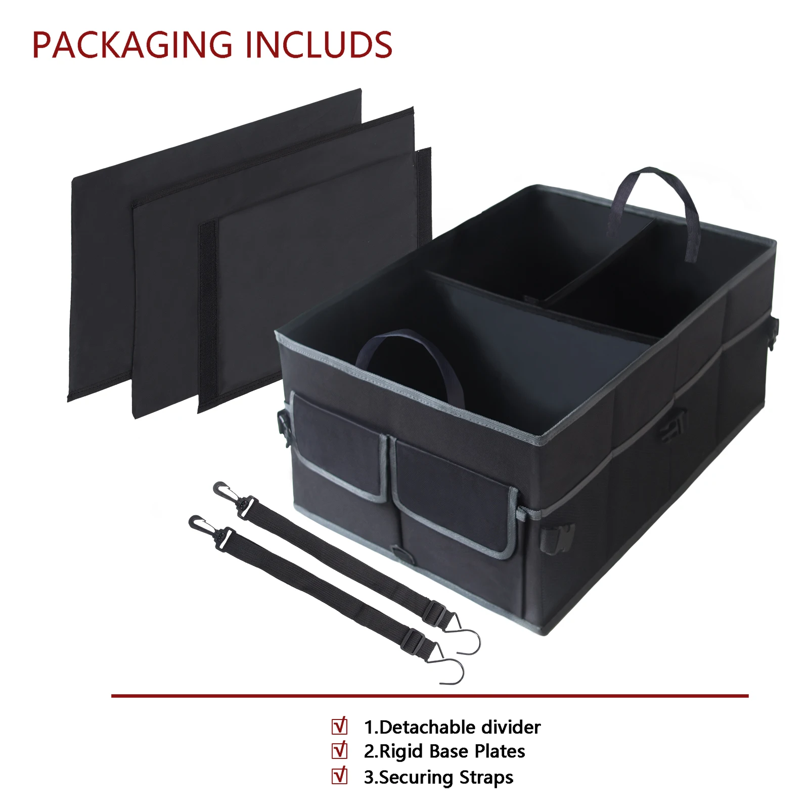 ready to ship wholesale car trunk organizer box car storage box organizer