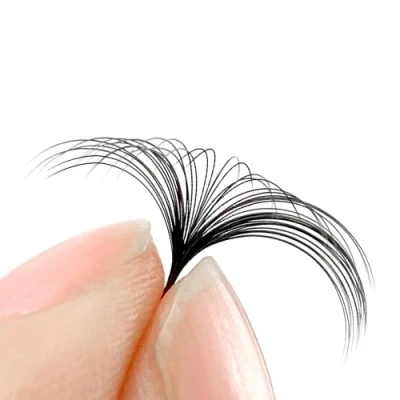 Professional manufacturer cashmere lash extensions easy fan siberian volume jet black matte eyelash extensions