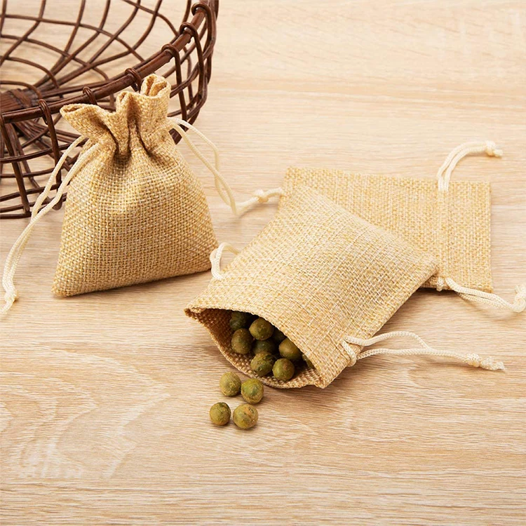 
Cotton Drawstring Bag Customized Small Cloth Bags Muslin Cotton Canvas Produce Bags with Drawstring Cotton Pouch 