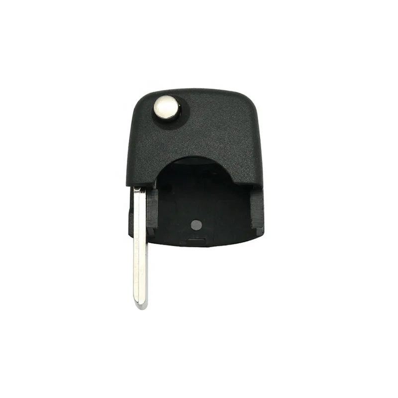 Remote Flip Car Key Round Head Shell Case Cover Uncut HU66 Key Blade Chip Megamos ID48 For Aud.i A4 A6 A8 TT Allroad