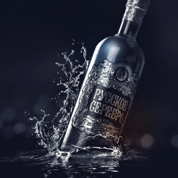 RUSSIAN SILVER Premial Natural 1000 ml Vodka