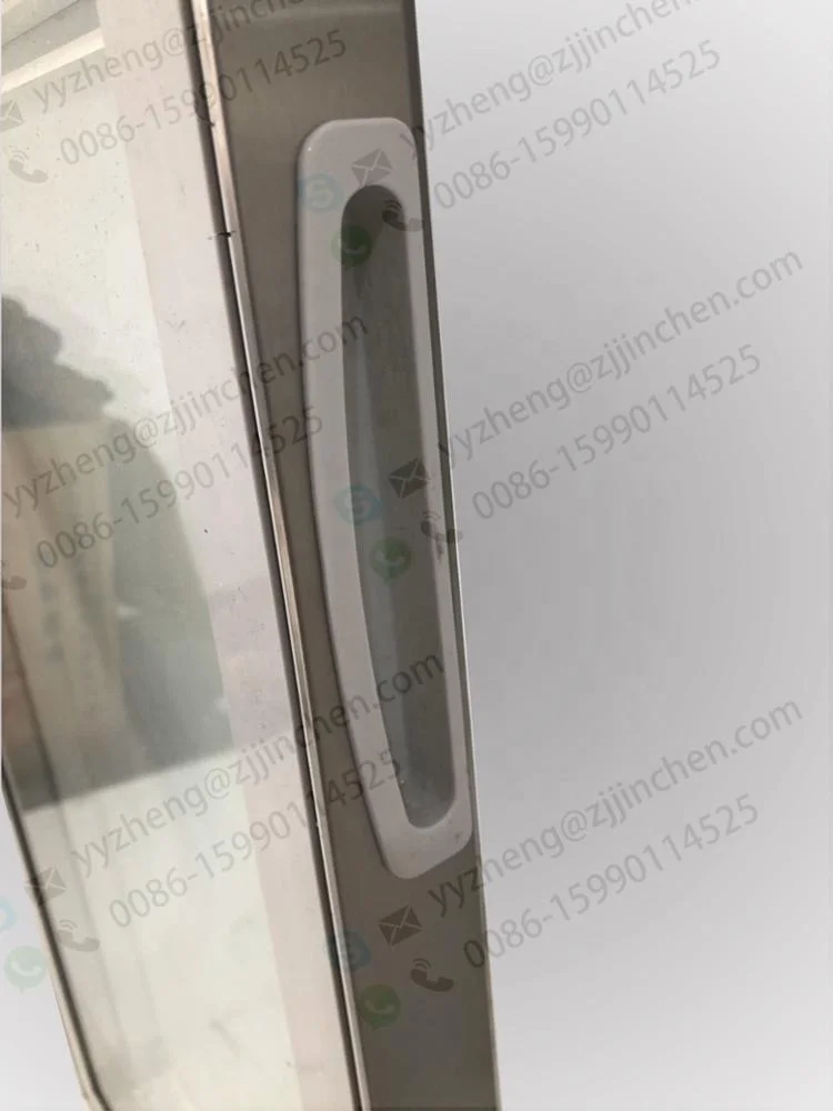 Tea color toughened glass wine cooler glass door