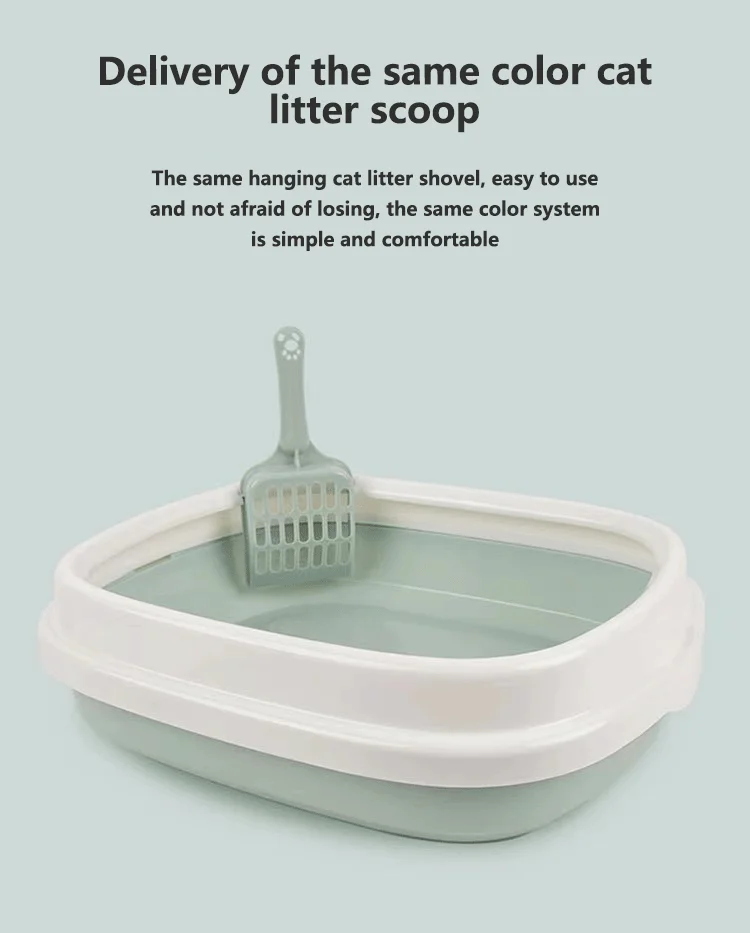 Pet supplies large cat litter box semi-closed cat toilet detachable anti-splashing cat litter box spot