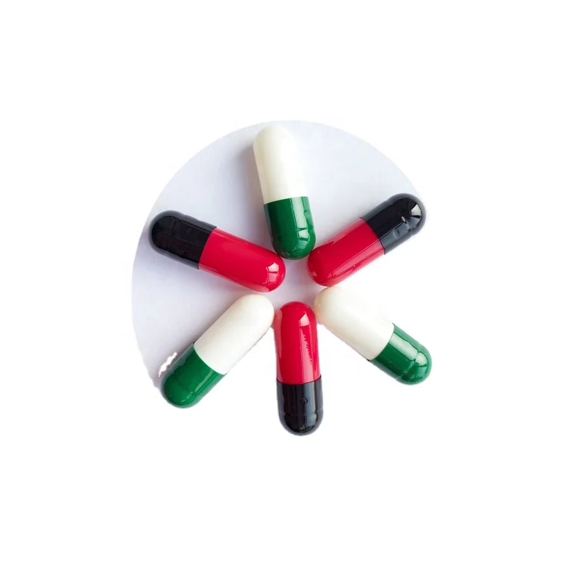 size 0 hard capsules printed empty gelatin capsules shell from china