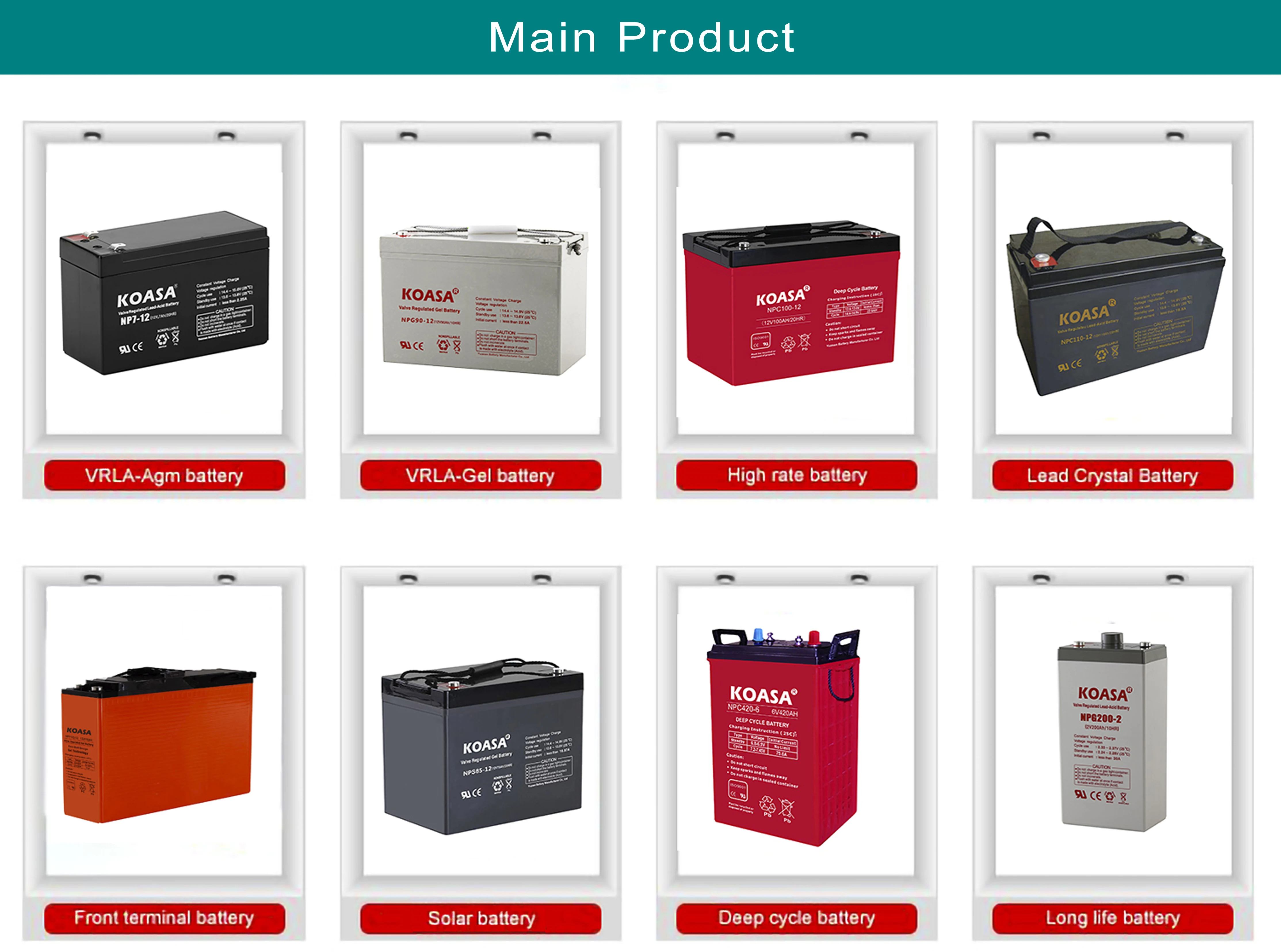 Most Affordable NPC330-6 AGM Battery 6V 330AH Solar Cell Battery