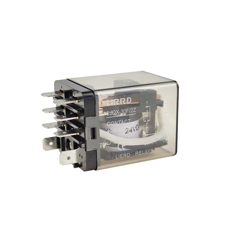 JQX-30F 2Pole 8 Pins Plug In Electromagnetic High Power Relay