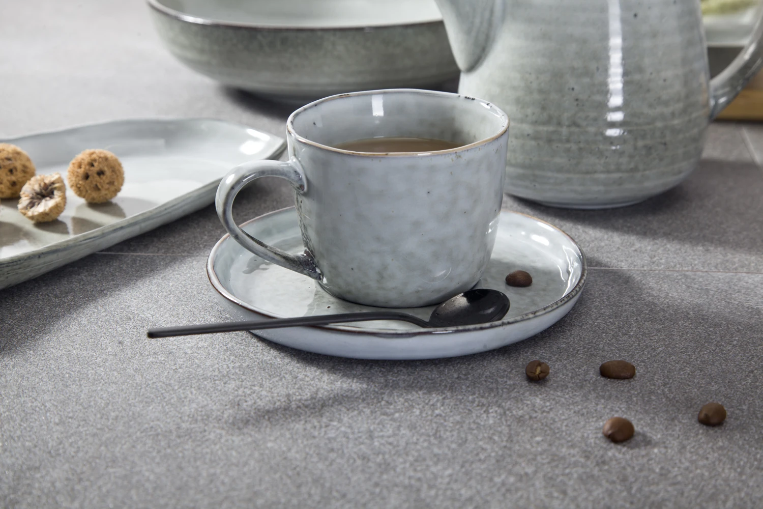 Guangdong Wholesale Ceramic Cup And Saucer Restaurant Coffee Cup Set