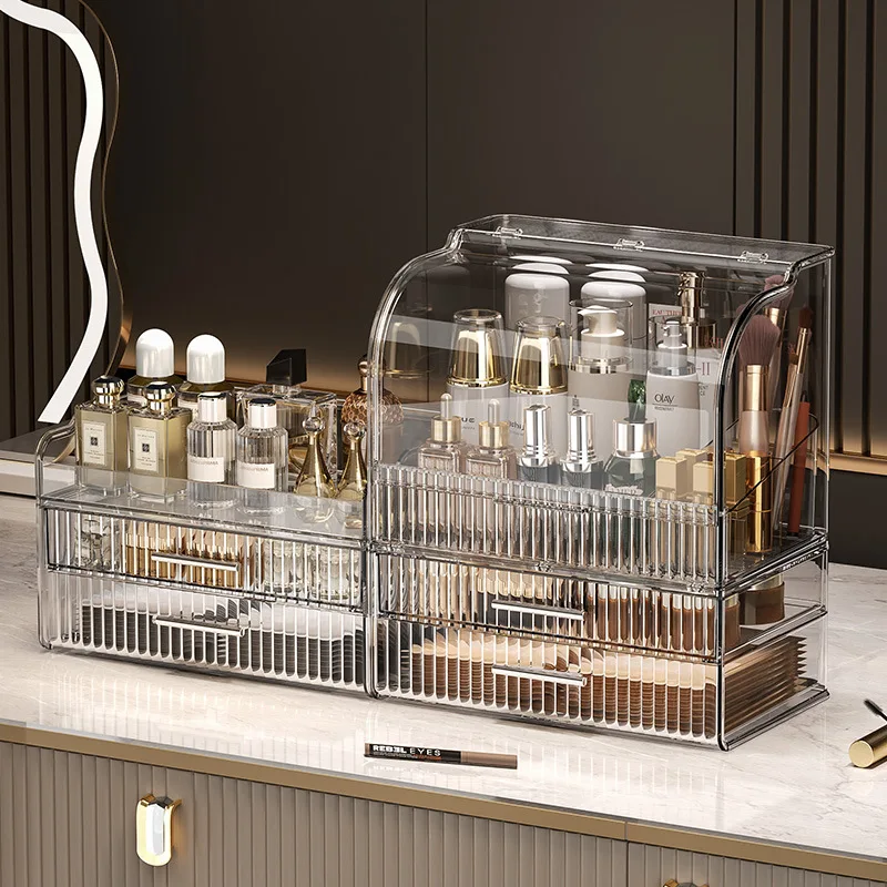 Cosmetic Makeup Organizer Storage Box Conveniently Organizes Your Makeup Products