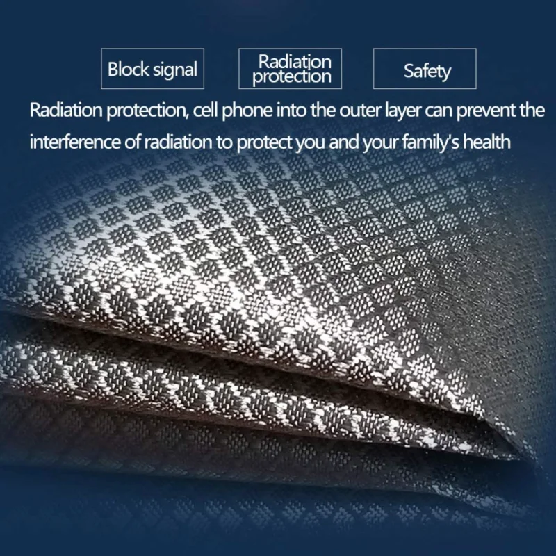 Faraday Bag Anti Radiation Cell Phone Sleeve Pregnant Cell Phone GPS EMF RFID Signal Blocking Bag