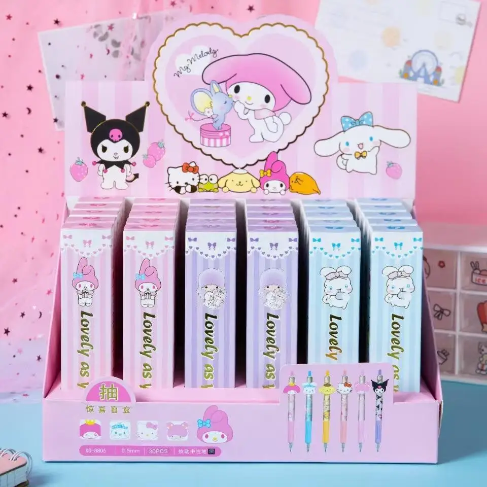 Sanrio мультфильм штора коробка пресса средней и начальной школы прекрасная