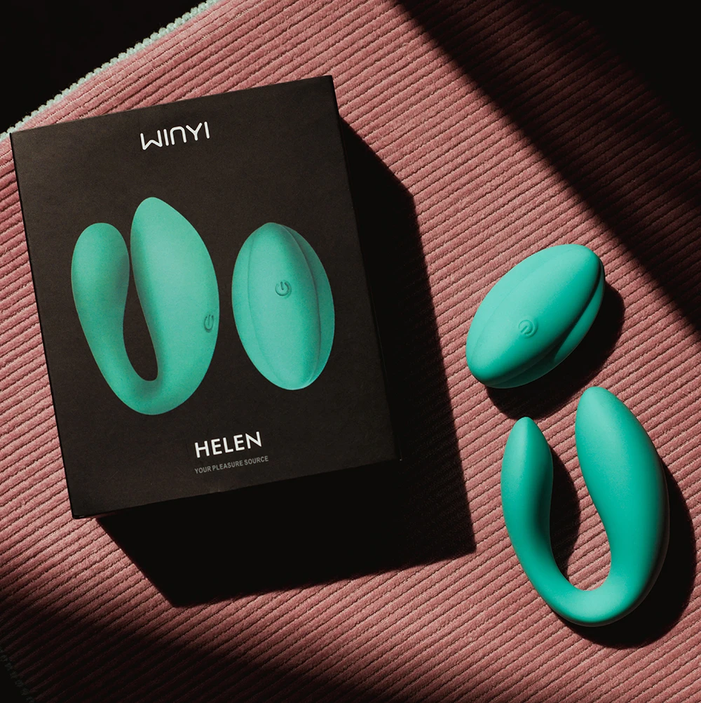 WINYI Wholesale Couples Vibrator Wireless Remote Dual Motor Clitoral Stimulator Vibrating Sex Toy Couple Vibrator For Women