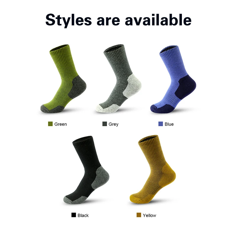 Breathable Men Athletic Socks Towel Bottom Grip Anti slip Sports Socks Durable Custom Basketball Socks