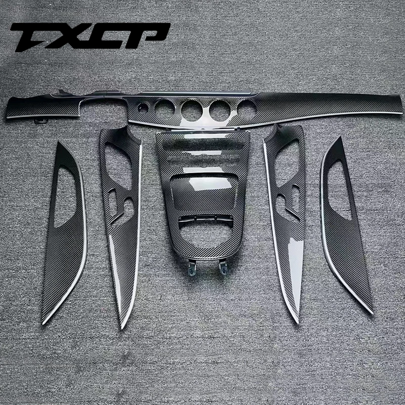 Carbon Fiber Interior For Mercedes Benz C Class C260 C200 C300 C180 C63 W205 C43 AMG Replace Carbon Fiber Car Interior