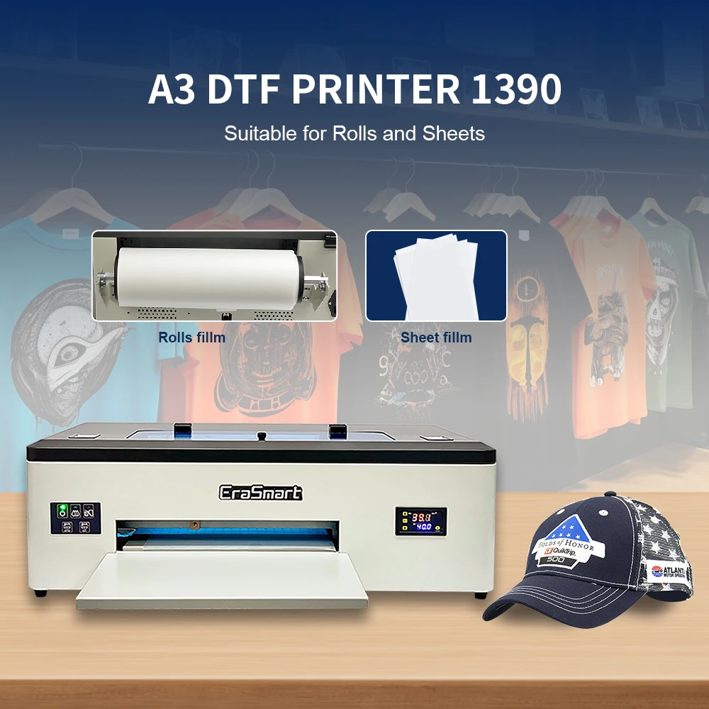 2024 USA Warehouse in CA Hot Selling DTF 1390 Printer T-shirts Printing Machine Send RIP Software