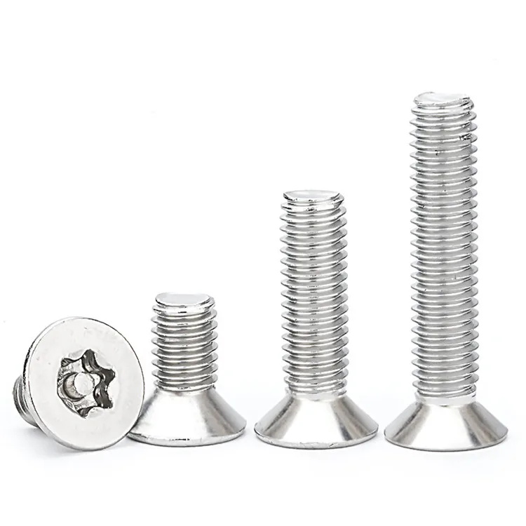 Stainless Steel M2 M2.5 M3 M4 M5 M6 M8 Security With Pin Torx Screw