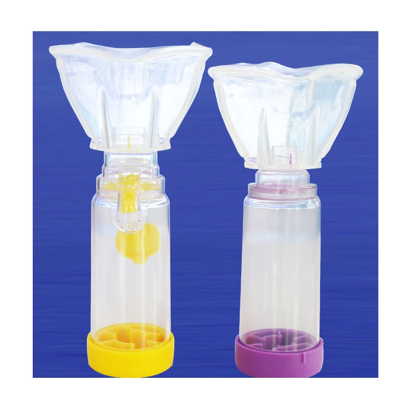 Medical silicone baby inhaler spacer asthma for child aerosol chamber inhaler