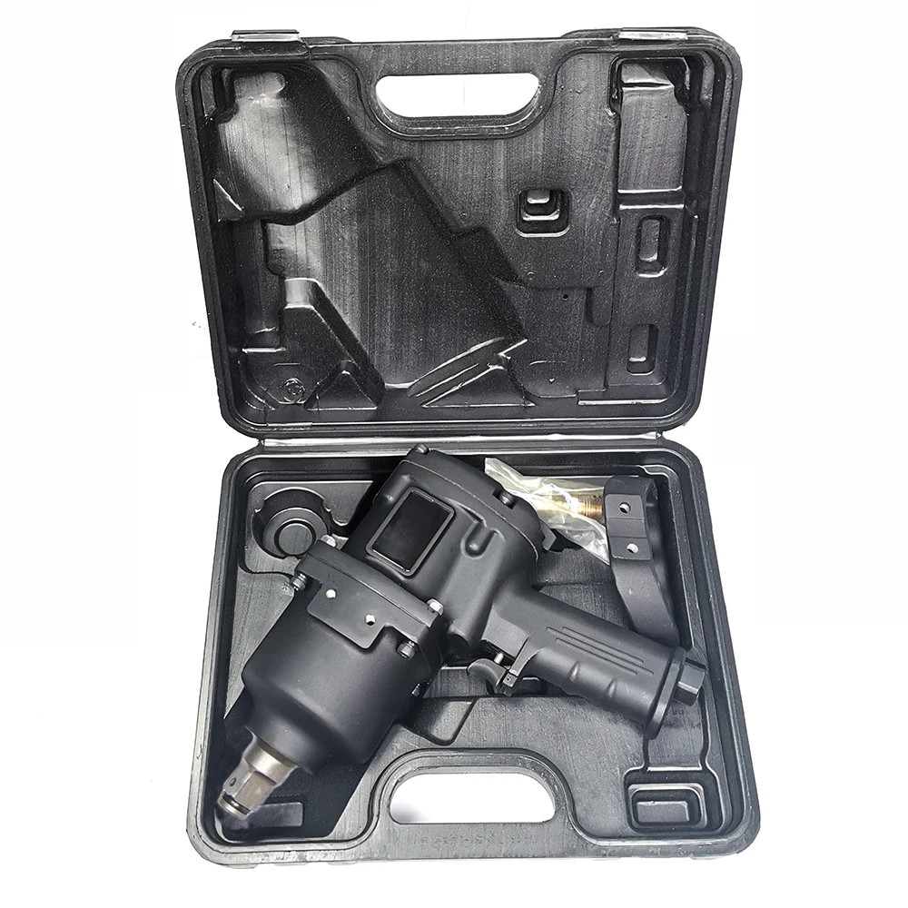 
Heavy Duty Truck Tractor Construction 3/4' Inch Square Drive Air Impact Wrench Kit with Plastic Box 