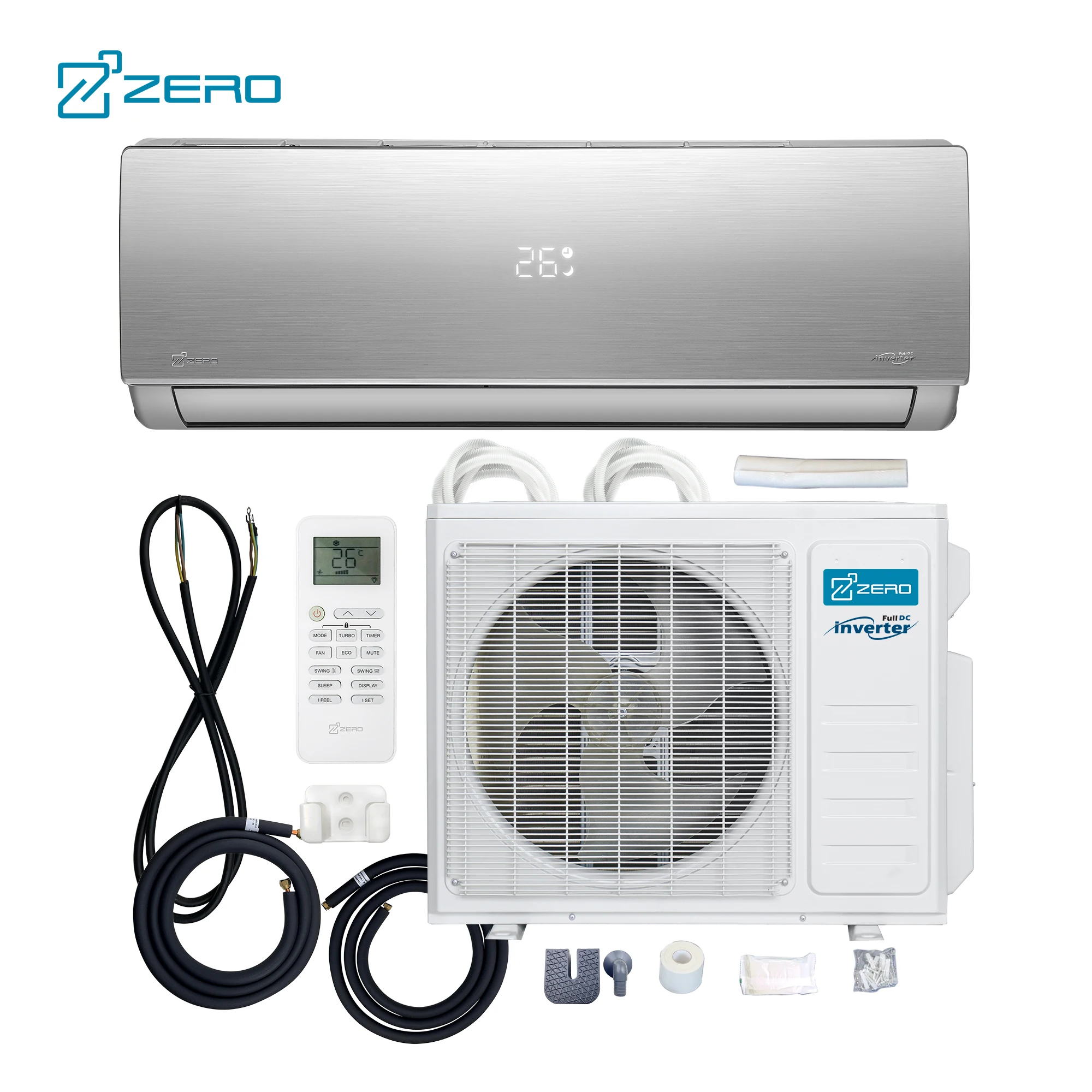 Нулевой Z-MAX 19 Seer2 инвертор настенное крепление мини-сплит кондиционер постоянного тока теплового насоса комната R32 переменная частота 500 3 5 12 1 75