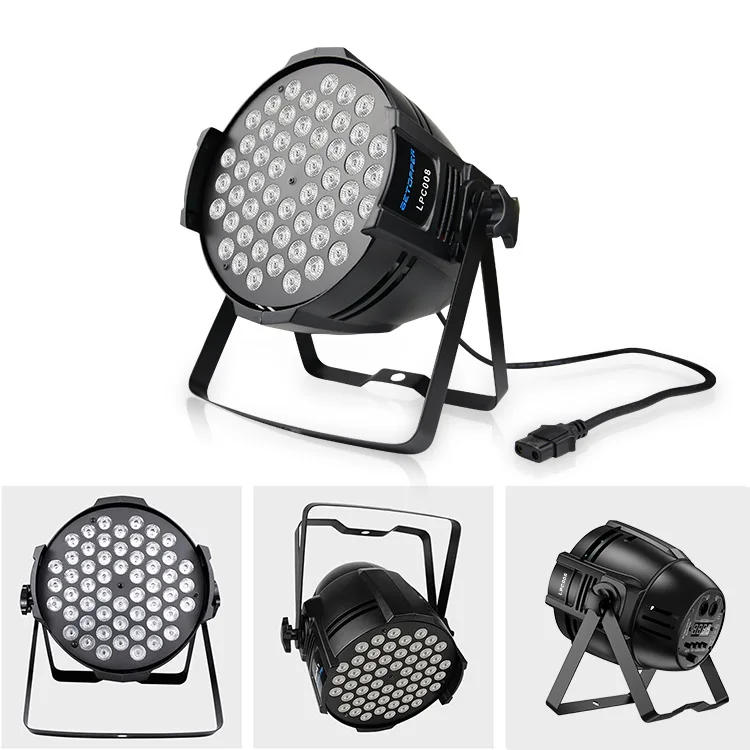 Big Dipper LPC008 Par Light 54*1.5W RGB 3IN1 LED Stage Light DMX Sound Control Disco Club Party Light