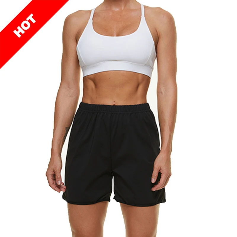 Workout Fitness Shorts Sport Running Gym Shorts stretch Elastic Waist pocket Sport shorts