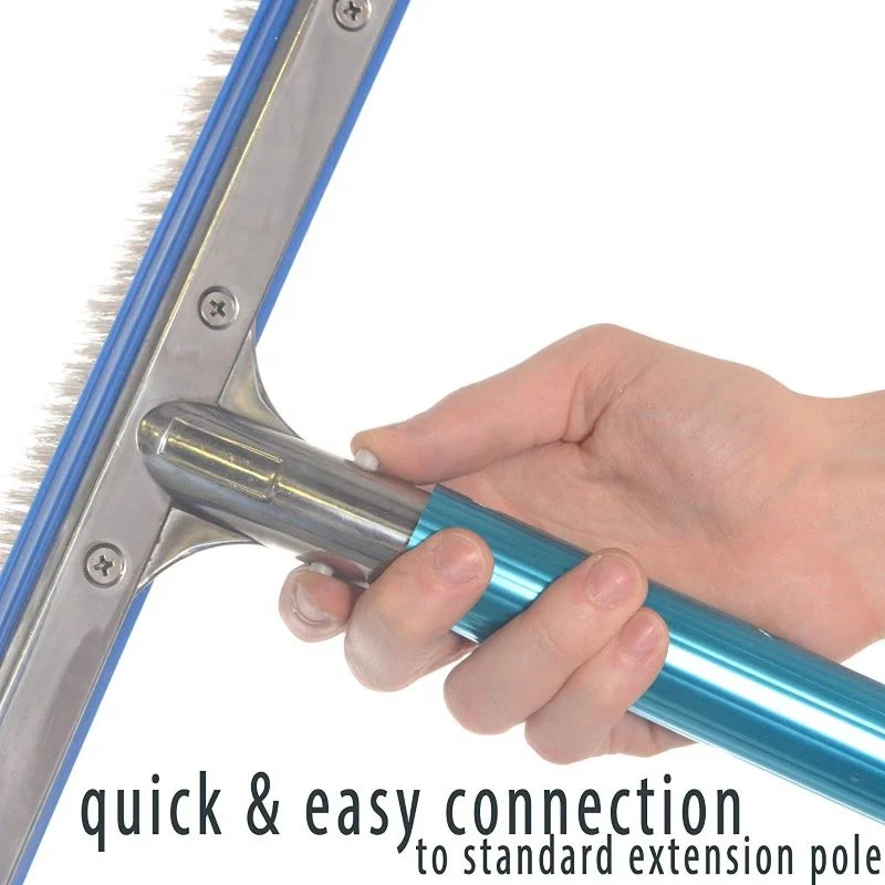 Waterproof 18inch Swimming Pool Steel Brush Bottom Cleaning Supplies for Pond Spa Hot Spring swimming Pool equipment